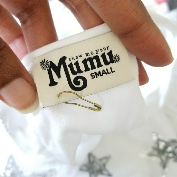 💚Show Me Your Mumu Gomez Mini Dress Star Light - Picture 5 of 5